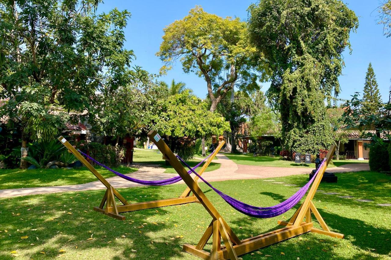 Hosteria Las Quintas Hotel Restaurante Bar Куернавака Екстер'єр фото Hammock stands